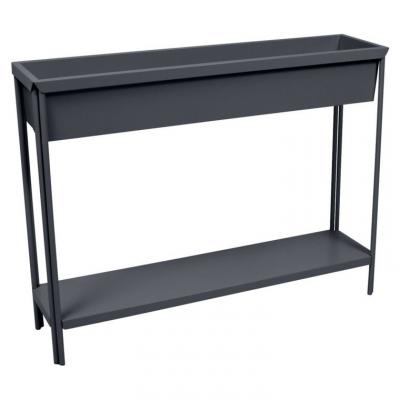 FERMOB  Jardini&egrave;re TERRAZZA - 47 anthracite mat - L