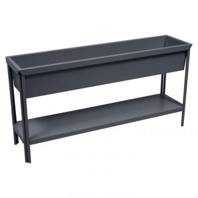 FERMOB  Jardini&egrave;re TERRAZZA - 47 anthracite mat - M