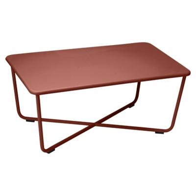FERMOB  Table basse CROISETTE - 20 ocre rouge