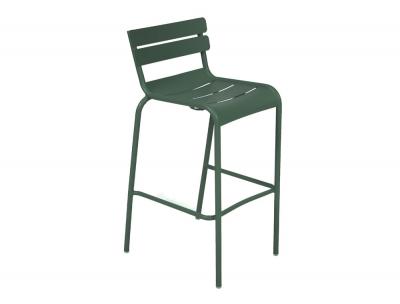 Fermob Tabouret de bar LUXEMBOURG avec dossier - 02 vert c&egrave;dre