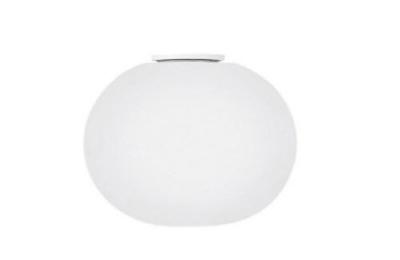 FLOS Applique Glo-Ball verre blanc / Plafonnier - &Oslash; 19 cm - 