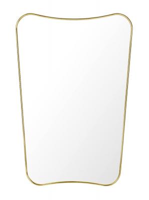 GUBI Miroir - Miroir F.A.33 L 54cm x P 2,5cm x H 80cm Laiton Laiton, verre