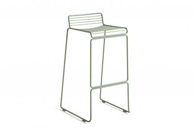 HAY Tabouret de bar Hee - Hauteur d'assise 75 cm - vert printemps