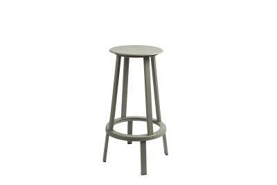 Tabouret de bar Revolver Stool - gris - Hauteur 76 cm Gris Hay