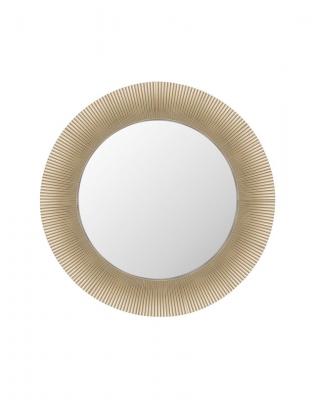 KARTELL Miroir rond en m&eacute;tal dor&eacute; 78 cm Saints - 