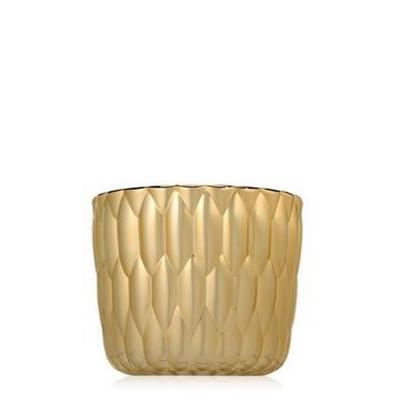 KARTELL  vase JELLY M&Eacute;TALLIS&Eacute;S PRECIOUS COLLECTION (Or - PMMA m&eacute;tallis&eacute;)