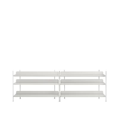 Muuto Syst&egrave;me d'&eacute;tag&egrave;res Compile - gris - Configuration 6
