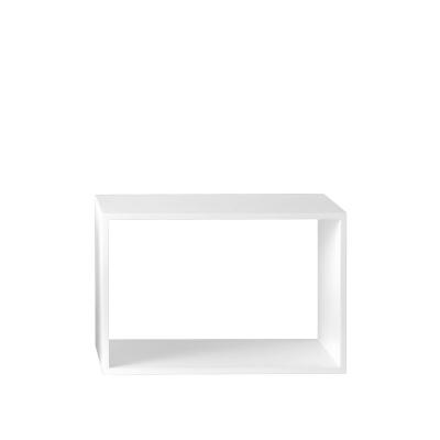 Etag&egrave;re - STACKED Blanc Large : L 65,4cm x P 35cm x H 43,6cm MDF peint