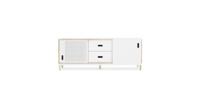 Buffet &agrave; tiroirs blanc Sideboard blanc - Normann Copenhagen