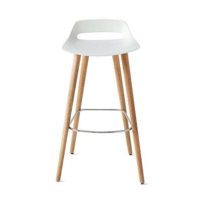 Wilkhahn - Occo Tabouret de bar, hauteur d'assise 65 cm / blanc