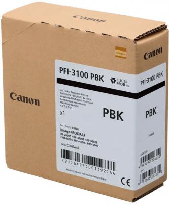 CANON Cartouche encre Noire Photo PFI-3100 PBK  160ml