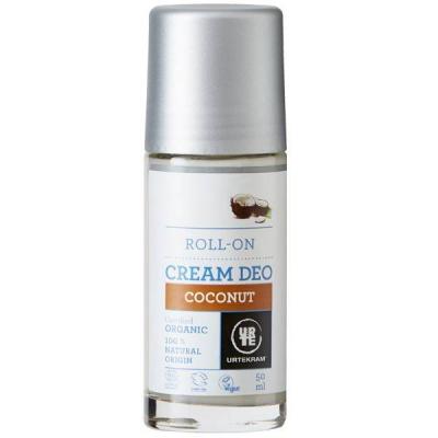 URTEKRAM  - D&eacute;odorant roll-on vegan &agrave; la noix de coco (50 ml)
