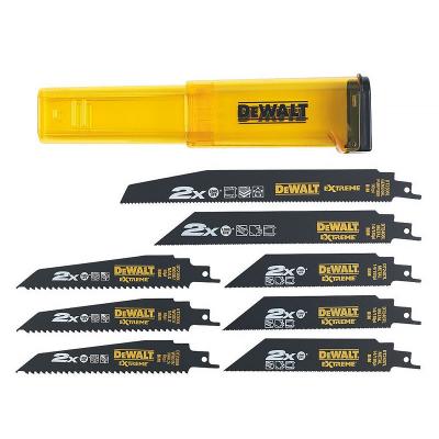 DEWALT  DT2443L-QZ Lames pour Scie Sabres, Coffret de 8