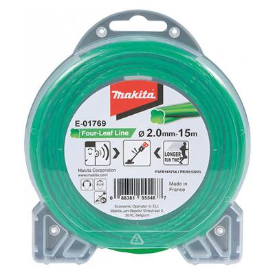 MAKITA Fil de coupe h&eacute;lico&iuml;dal  E-01769 pour d&eacute;broussailleuse &Oslash;2mm 15m