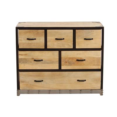 Miliboo - Commode industrielle bois massif INDUSTRIA 