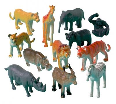 Amscan set de jeu animaux sauvages 12 pi&egrave;ces