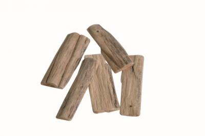 ARTEMIO  Bois Flott&eacute; Blocs Rectangulaires, Bois, Marron, 12 x 12 x 12 cm 13030008