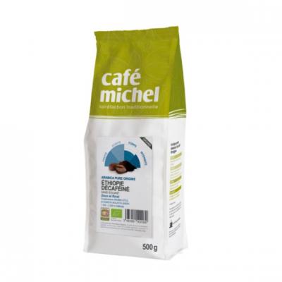 TERRA ETICA Caf&eacute; en Grains Bio  &Eacute;thiopie D&eacute;caf&eacute;in&eacute; - 500 gr
