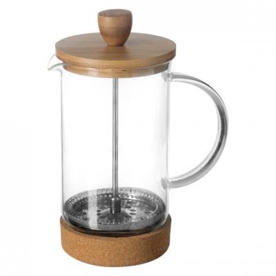 SECRET DE GOURMET Cafeti&egrave;re en bambou ""nature"" 60cl naturel