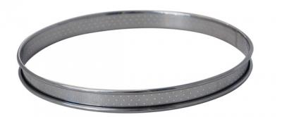 DE BUYER  -3093.08 -cercle a tarte inox perfore ht2 &oslash;08 cm
