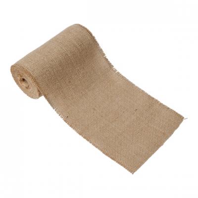Ruban Toile Jute Naturelle Rouleau 15cmx5m Beige