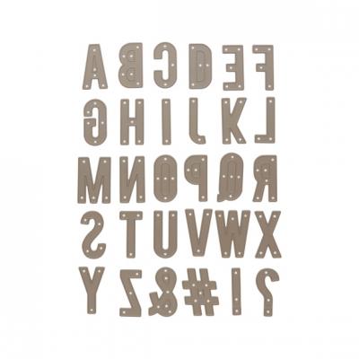 ARTEMIO Matrice de d&eacute;coupe alphabet majuscule - 4,8 cm - 