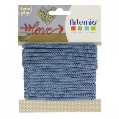 ARTEMIO Fil de tricotin - Bleu - 5 mm x 5 m -  - couleur variant