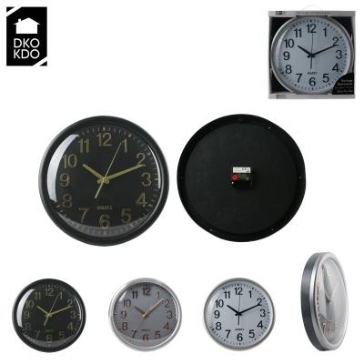 Horloge murale silencieuse grise &Oslash;35cm