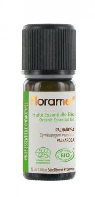 FLORAME Huile Essentielle - Palmarosa Bio Cymbopogon Martinii - 10ml