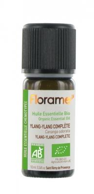FLORAME Huile essentielle - ylang-ylang compl&egrave;te bio cananga odorata- 10ml