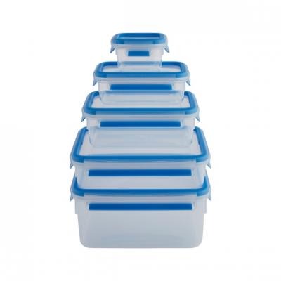 EMSA  - Lot de 5 boites Clip&Close rectangulaire tailles.assorties