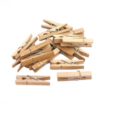 MEGACREA DIY Pinces &agrave; linge bois naturel 4,5 cm x 50 pcs - MegaCrea {couleur}
