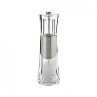 COLE & MASON Moulin Bobbi en acrylique et inox,Cole & Mason (Sel)