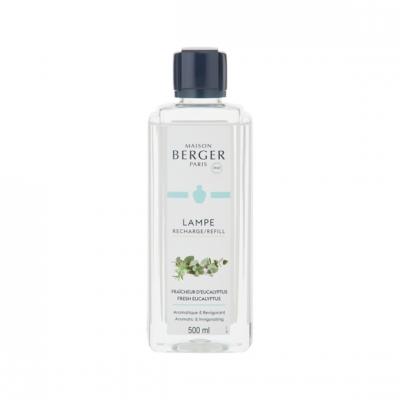 OBJECTIF ZEN Parfum pour lampe catalytique fraicheur eucalyptus 500 ml lampe berger