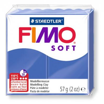 DTM LOISIRS CREATIFS Staedtler - Fimo Soft - Pain Pte &agrave;&nbsp; Modeler 57 g Bleu Brillant