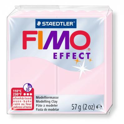 FIMO P&acirc;te  56 g Effect Pierre pr&eacute;cieuse - Rose quartz - 8020.206
