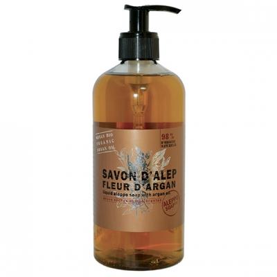 TADE Tad&eacute; Savon d'Alep Liquide Fleur d'Argan - 500 ml - Flacon-Pompe 500 ml