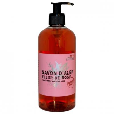 TADE Tad&eacute; Savon d'Alep Liquide Fleur de Rose - 500 ml - Flacon-Pompe 500 ml