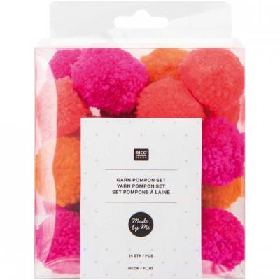 Rico Design 3180778 Kit de d&eacute;coration Textile Fluo Mix Large