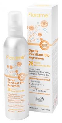 FLORAME  - Spray Purifiant Agrumes Air Et Surfaces Bio 180ml 