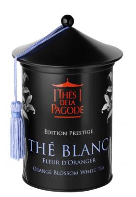 THES DE LA PAGODE Th&eacute;s de la Pagode Th&eacute; Blanc Fleur d'Oranger Bio 100g
