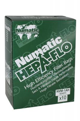 NUMATIC Stofzak hepa-flo 6 liter compact 10pieces nvm1ah - 604011 - 