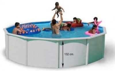  Piscine hors sol RONDE 550 cm x 132 cm H Magnum