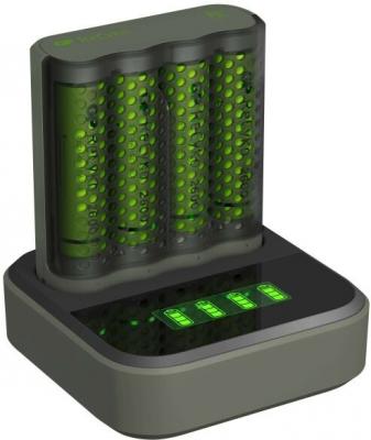 GP  Batteries 4xaa Nimh 2600mah Battery Charger Vert,Gris