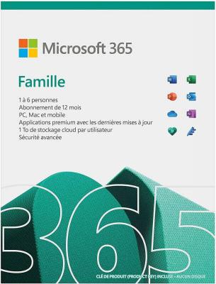 MICROSOFT  Office 365 5 Postes 1an