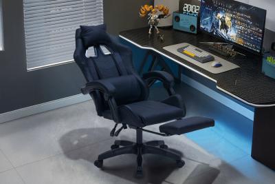 CONCEPT USINE Altair - Chaise gaming de bureau ergonomique inclinable noire