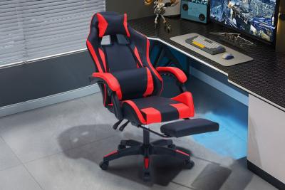 CONCEPT USINE Altair - Chaise gaming de bureau ergonomique inclinable noir et rouge