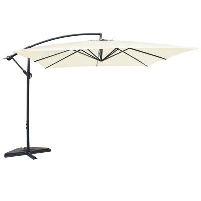 CONCEPT USINE Parasol Solenzara D&eacute;port&eacute; 3x3m - Terracotta