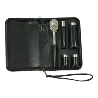 KS TOOLS  965.2010 Jeu de douilles et cliquet TITANplus 3/8'', 5 pi&egrave;ces