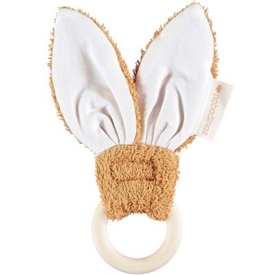 NOBODINOZ Anneau De Dentition Bois Bunny So Cute Caramel - 